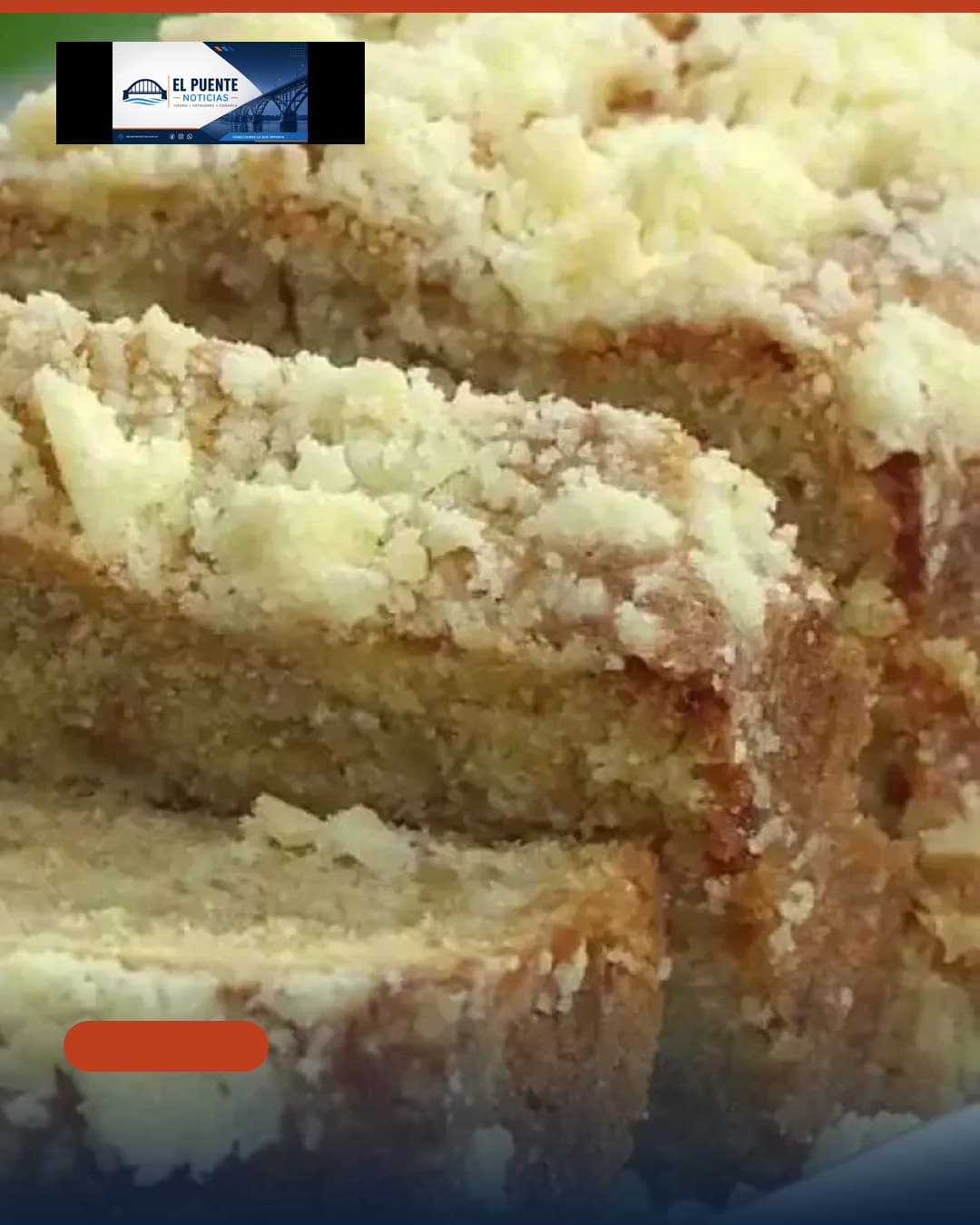 Receta rápida: budín de manzana con crumble de canela