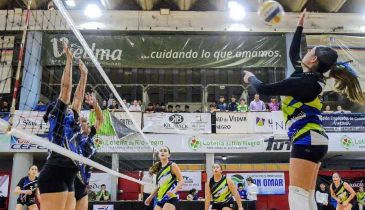 Viedma coronó a los campeones del vóley Sub 14 de Río Negro