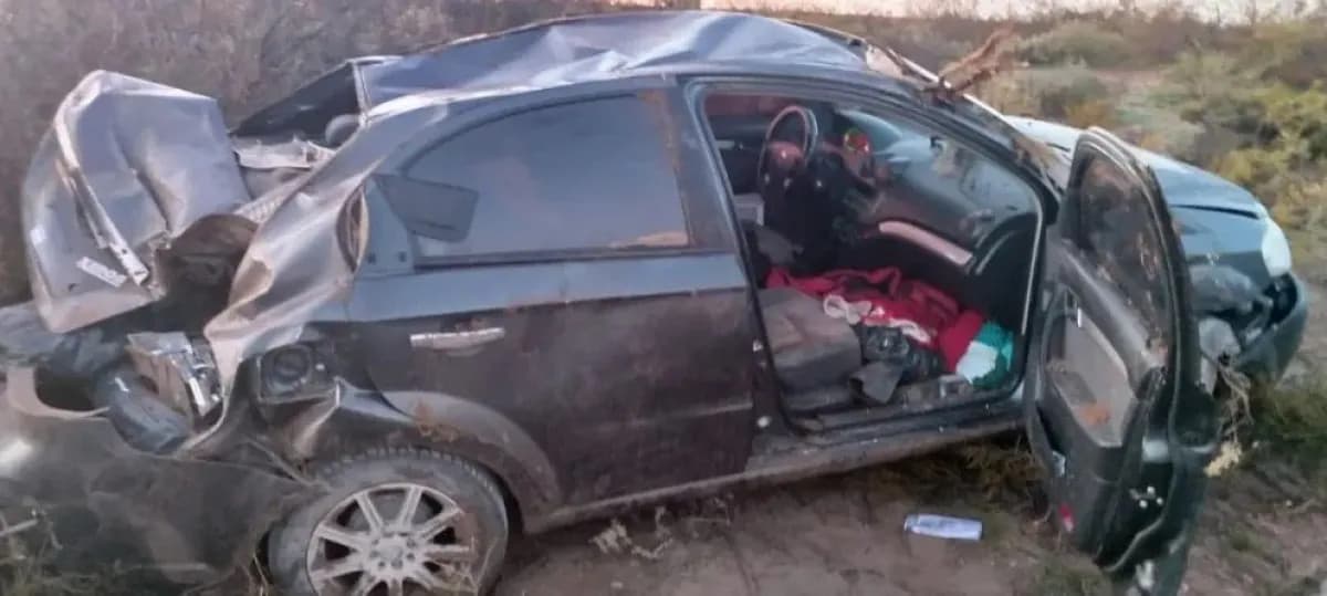 Dos policías rionegrinos heridos en accidentes viales en Cervantes y Catriel