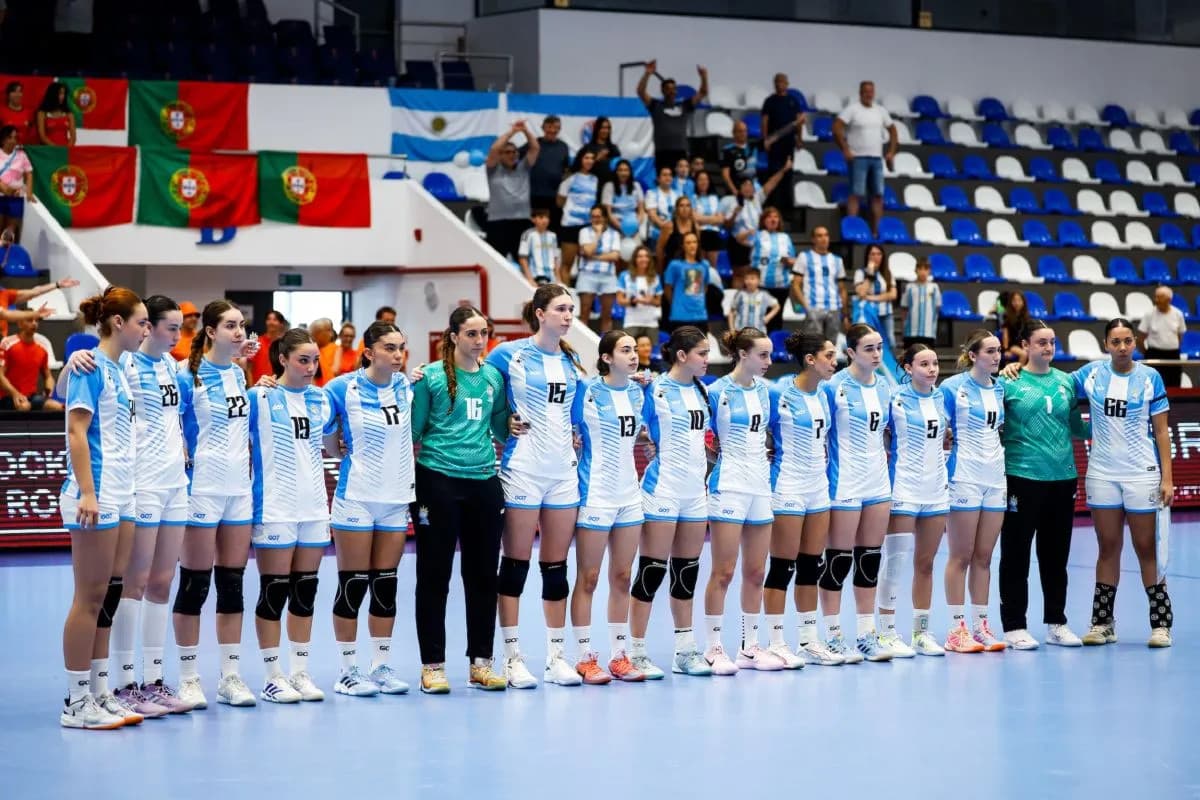Con la viedmense Melina Cabrera, Argentina cayó ante Serbia en el Mundial U18 de handball