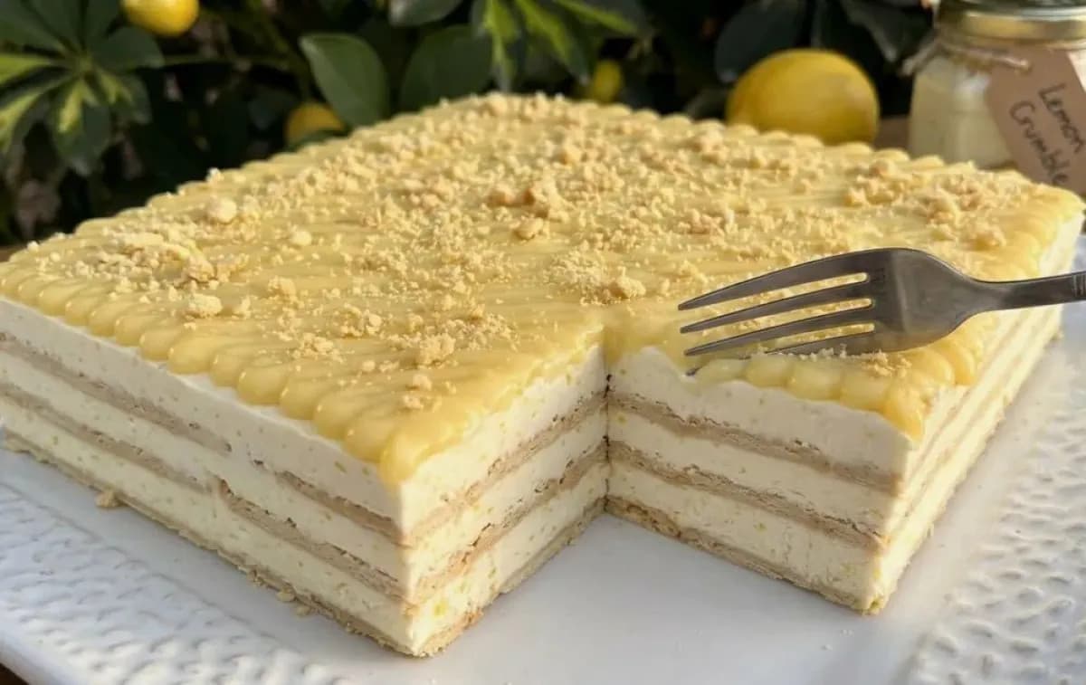 Receta fácil: chocotorta de coco y limón sin horno