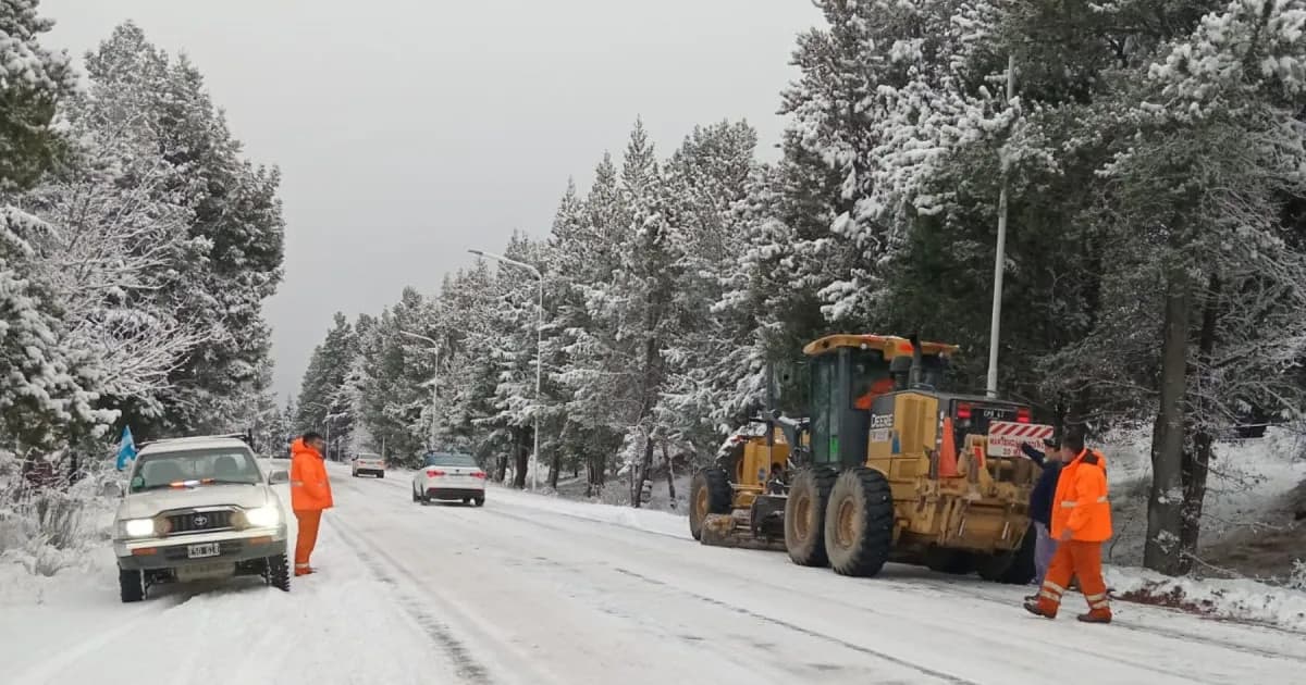 Vialidad Rionegrina despliega hasta 100 trabajadores por el operativo invernal en rutas provinciales