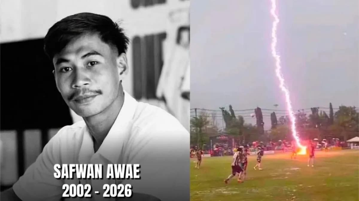 Un futbolista murió en Tailandia tras ser alcanzado por un rayo durante un partido