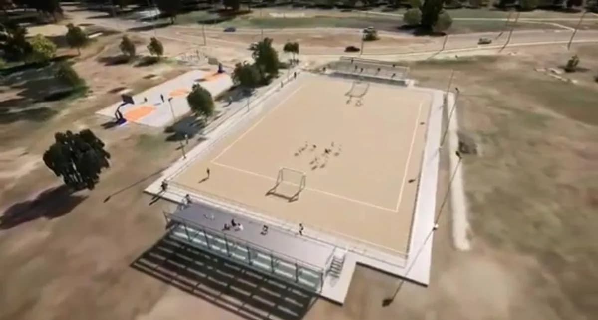 Viedma tendrá una cancha de arena reglamentaria para deportes de playa