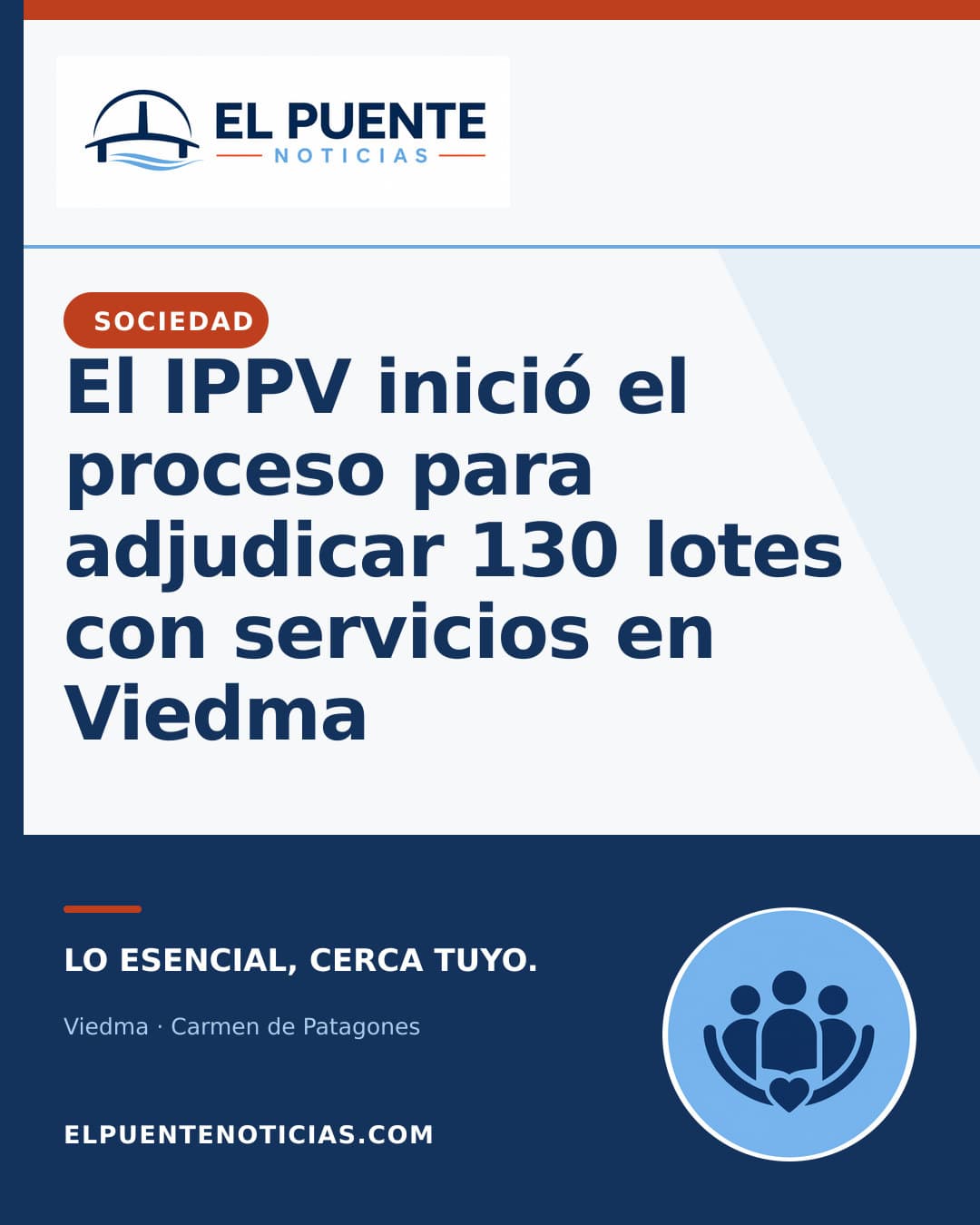 El IPPV inició el proceso para adjudicar 130 lotes con servicios en Viedma