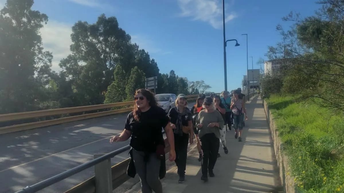 Team Dejando Huellas: el grupo de Viedma que convirtió caminar en un espacio de contención