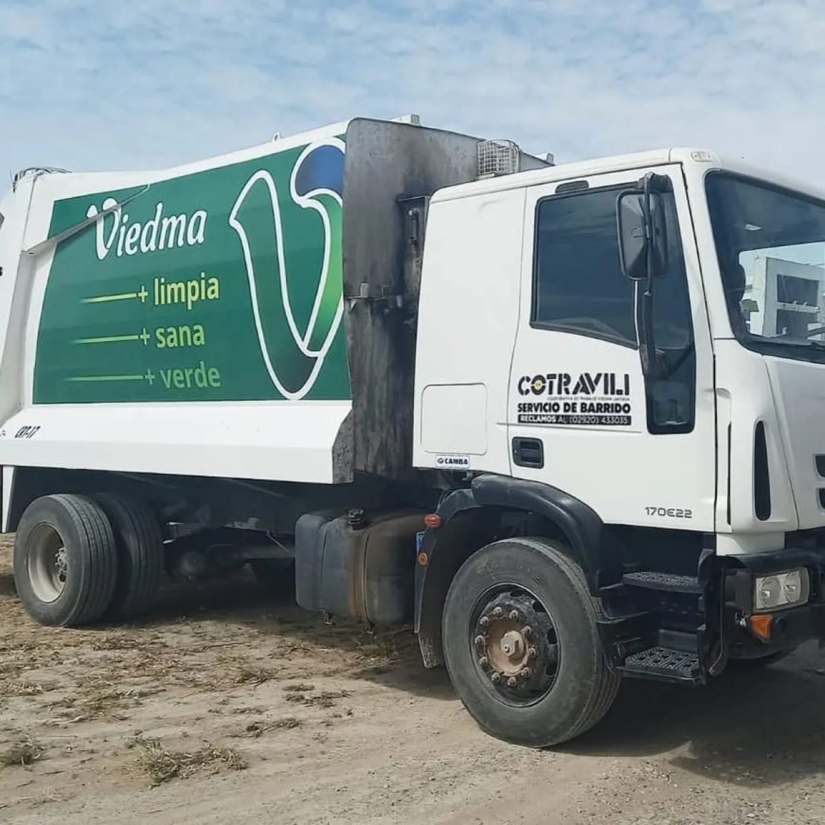 Viedma adelanta $588 millones a Cotravili para comprar tres camiones recolectores