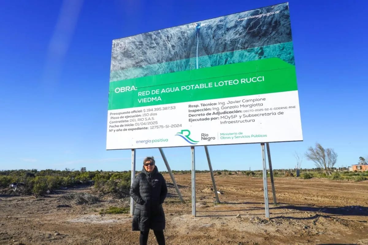 Licitan la red eléctrica del Loteo Rucci en Viedma, con vistas a beneficiar a 346 familias
