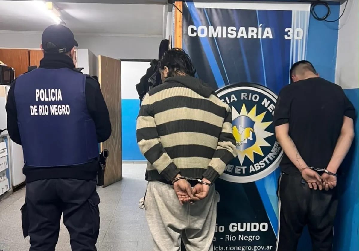 Robaron una moto en Viedma, se dieron a la fuga y terminaron detenidos