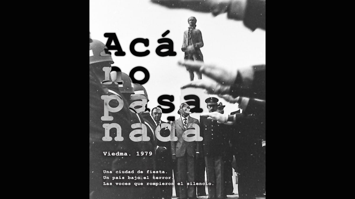 Se estrena en Viedma un documental sobre la visita de Videla en 1979